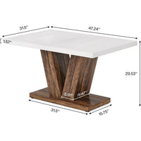 Farmhouse 47-Inch Dining Table for 4 - DSARD - DSARD