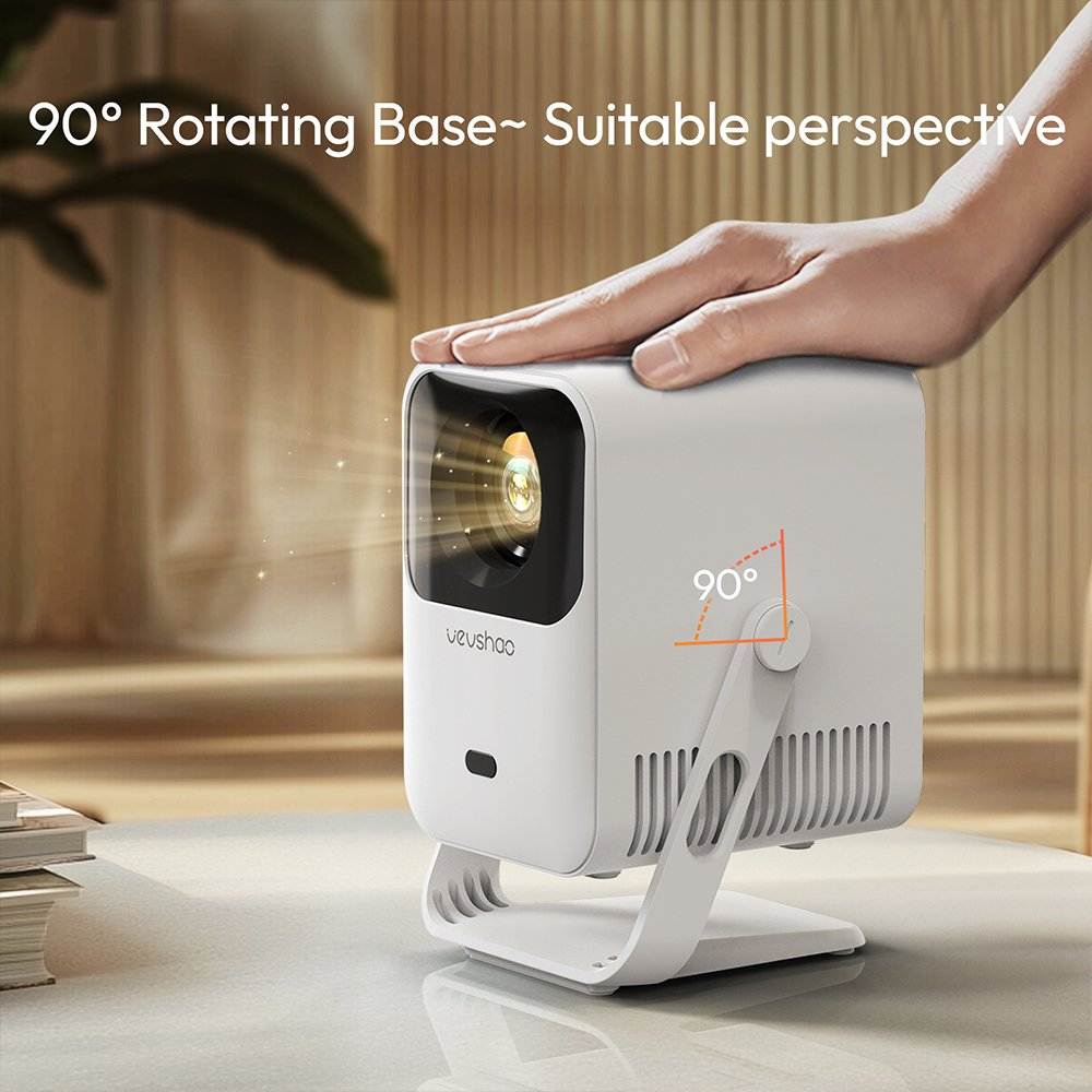Portable Smart Projector with Auto Focus, Dual WiFi & HD Cinema Display