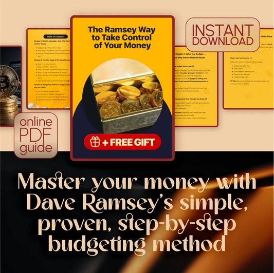 The Ramsey Way to Take Control of Your Money | Budgeting Guide | Dave Ramsey How to Budget Method | Digital Download
