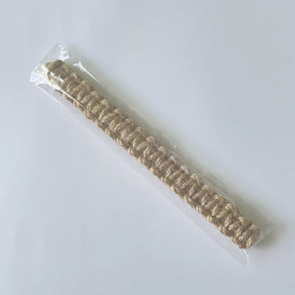 Boho Handwoven Linen Curtain Tiebacks – Set of 2 Adjustable Hemp Rope Holdbacks