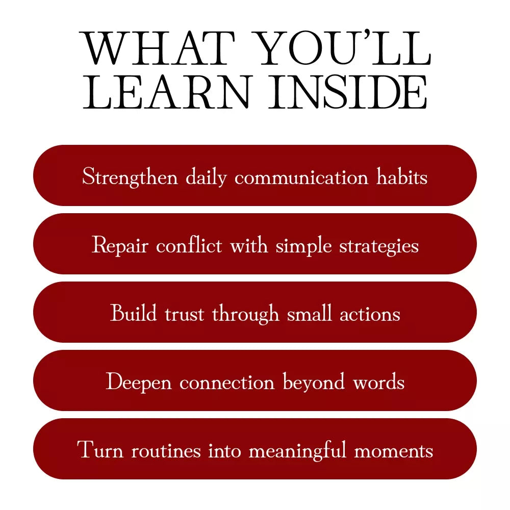 Closer Than Words: A Practical Guide to Building Emotional Intimacy | Relationship eBook, Couples Guide, Digital Download for Communication & Connection