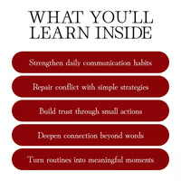 Closer Than Words: A Practical Guide to Building Emotional Intimacy | Relationship eBook, Couples Guide, Digital Download for Communication & Connection