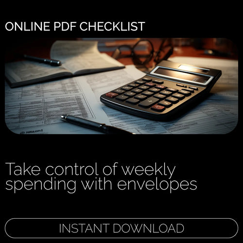 The “Cash in Control” Weekly Envelope Checklist | Digital Download for Weekly Cash Envelope Strategy, Budgeting Made Simple, Money Management Guide