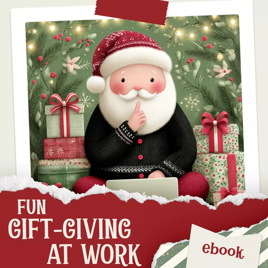 Making Gift-Giving at Work Fun, Fair, and Memorable | Secret Santa Office Guide | Workplace Gift Exchange Ideas | Digital Download - DSARD