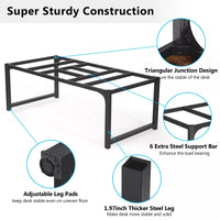 Modern Executive Desk with 70.8″ Extra Wide Surface for Office or Home Workspace - DSARD