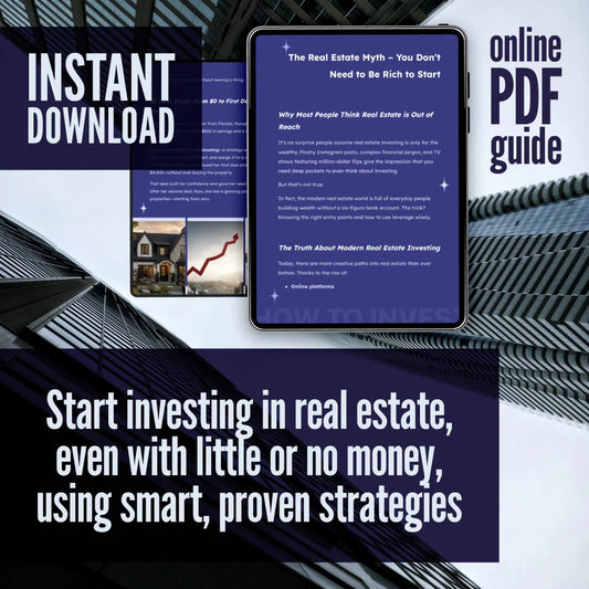 Brick by Brick: How to Invest in Real Estate with Little (or No) Money | Real Estate Investing Guide for Beginners | Creative Financing eBook & Checklist