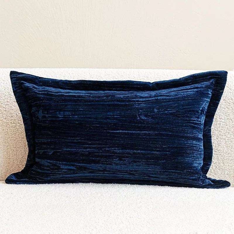 Luxury Pink & Blue Throw Pillow Covers – 12×20 / 18×18 Inch Decorative Cushion Covers