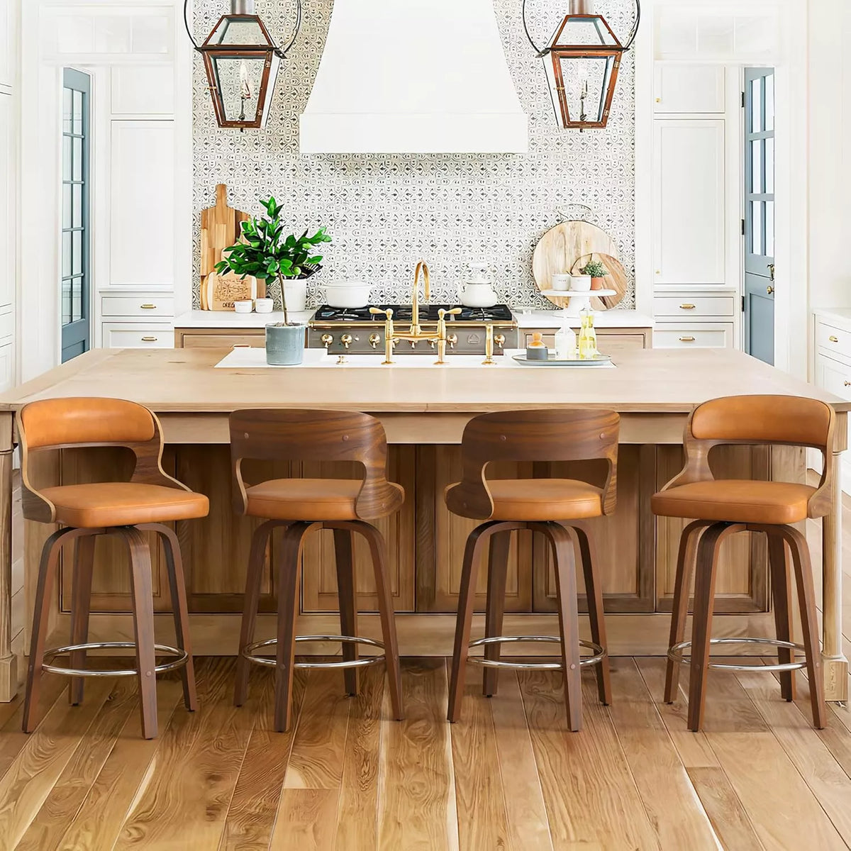 Swivel Counter Height Bar Stools Set of 3 - DSARD