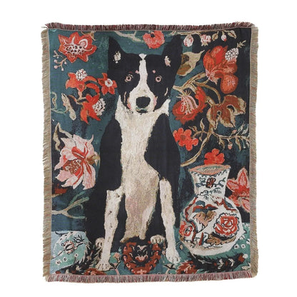 Cozy Cartoon Village Sofa & Bed Throw Blanket Cover