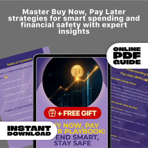 Buy Now, Pay Later Playbook: Spend Smart, Stay Safe – A Comprehensive Guide to Smart BNPL Spending