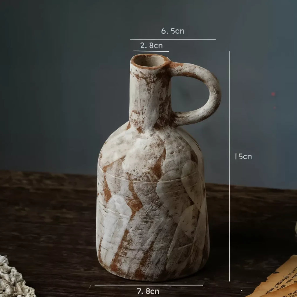 Creative Teapot Shape Ceramic Vase for Flower Arrangements & Table Decoration - DSARD