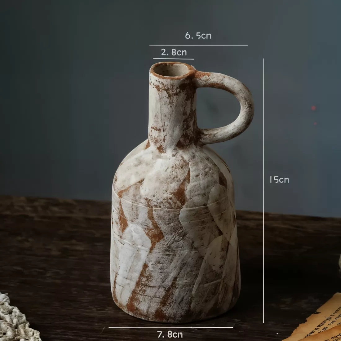 Creative Teapot Shape Ceramic Vase for Flower Arrangements & Table Decoration