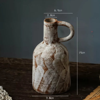 Creative Teapot Shape Ceramic Vase for Flower Arrangements & Table Decoration