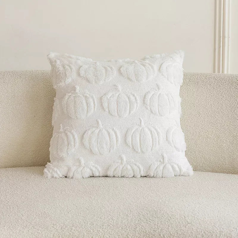 Cozy Autumn Pumpkin Plush Pillowcase – Warm Seasonal Decor - DSARD