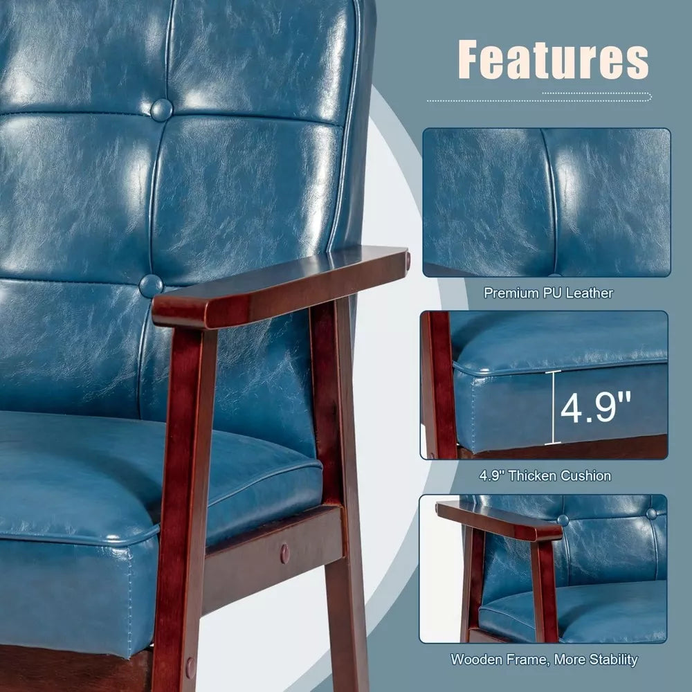 Mid Century Modern Accent Chairs Set of 2 - DSARD