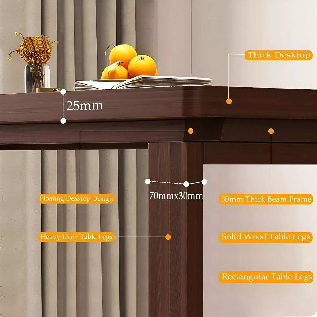 63-Inch Extra Long Wooden Desk - DSARD - DSARD