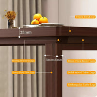 63-Inch Extra Long Wooden Desk - DSARD - DSARD