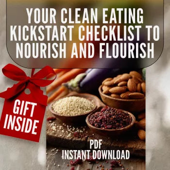 Your Clean Eating Kickstart Checklist to Nourish and Flourish | How to Start Eating Clean for Beginners Printable Guide, eBook, Digital Download