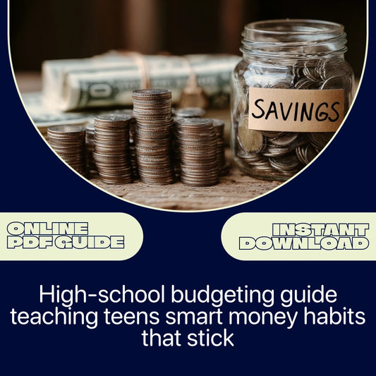 Money Smarts 101: A High Schooler’s Guide to Budgeting Like a Boss – Teen Budgeting Ebook for Beginners | Financial Literacy for Youth | Student Money Management Digital Download