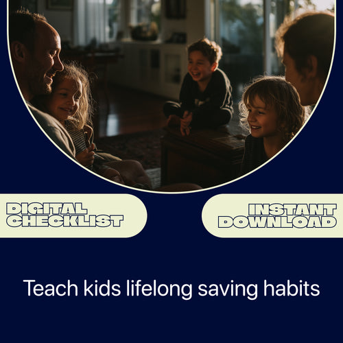 Teaching Kids to Save Checklist – Simple Steps for Parents Learning how to teach kids saving money | Printable Money Habits Guide