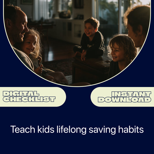 Teaching Kids to Save Checklist – Simple Steps for Parents Learning how to teach kids saving money | Printable Money Habits Guide