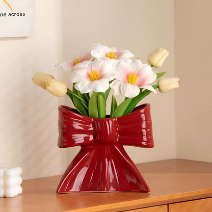 Creative Bow Vase Ornament