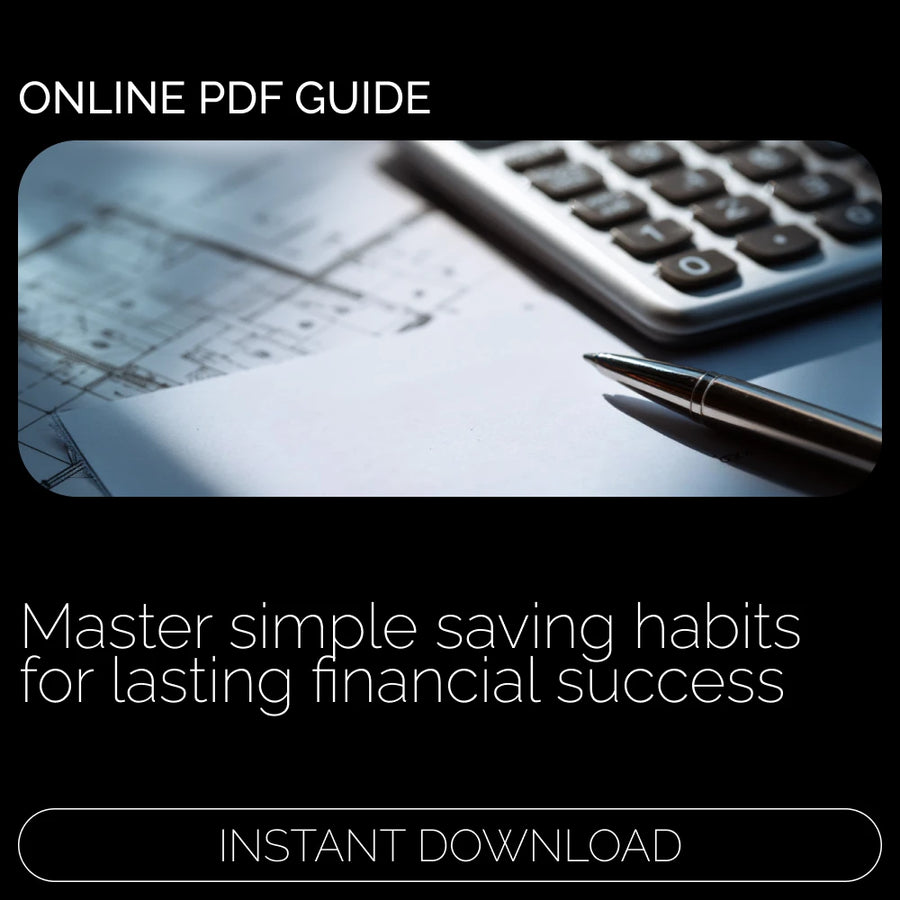 Save Smart: Mastering Money Habits That Stick | Budgeting Guide, Money-Saving eBook, Financial Planning Printable, Personal Finance Digital Download