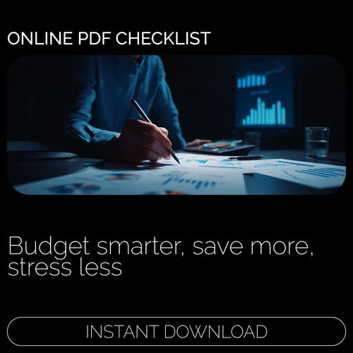 Budget & Save Like a Boss | Simple Checklist for Beginners & Busy Adults | Smart Money Planner for How to Budget and Save Money
