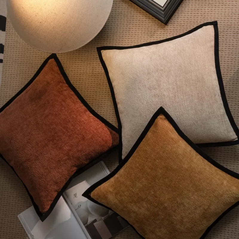 Chenille Textured Square Cushion Cover - DSARD