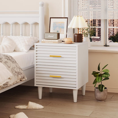 Mid Century Modern Premium Nightstands with Drawers