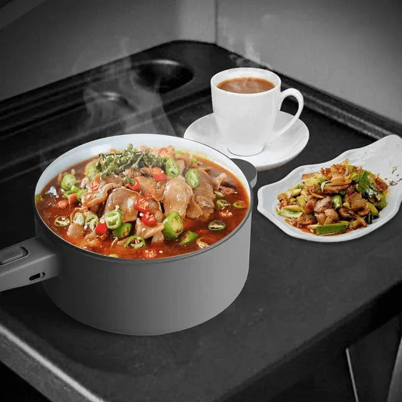 DSARD 24V Portable Electric Hot Pot & Rice Cooker – Multi-Function, High Power, Non-Stick, Travel-Friendly - DSARD