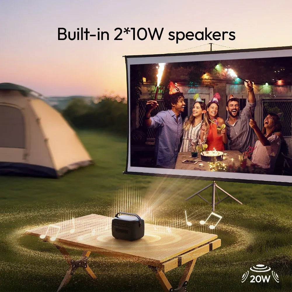 750 ANSI Portable 3D Projector with Android TV & Long Battery - DSARD