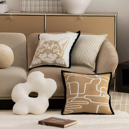 Light Luxury Simple Throw Pillowcase – Elegant Home Decor