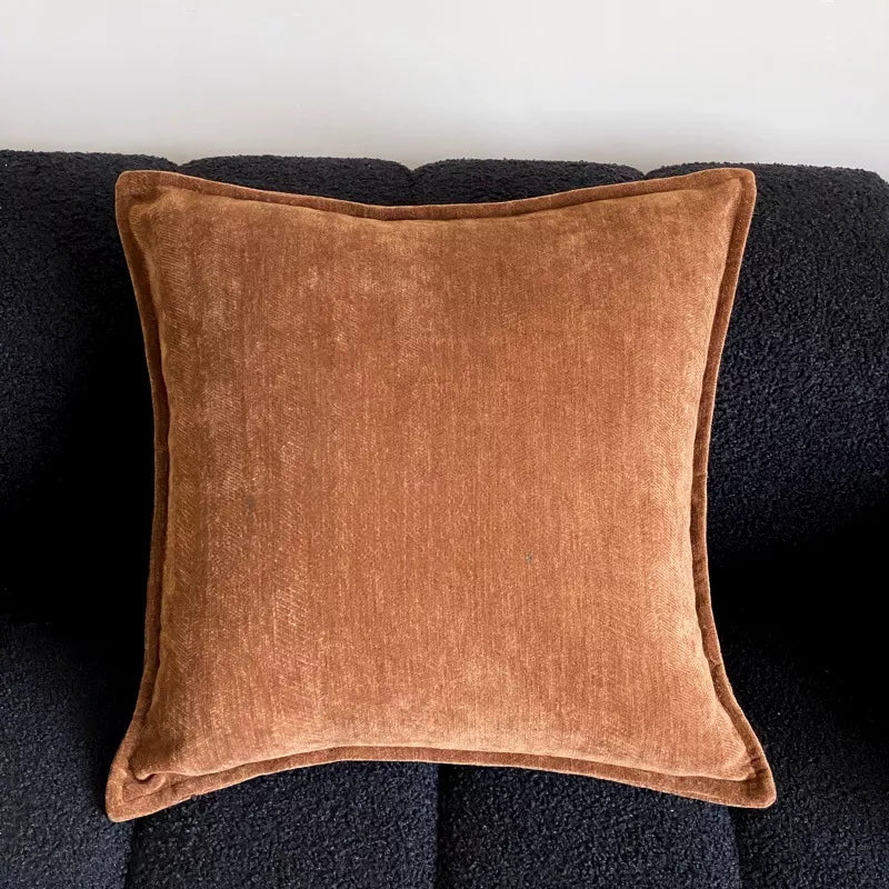 Retro Jacquard Decorative Pillow Cover