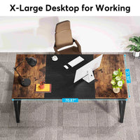 Large Modern Computer Desk for Home Office - DSARD