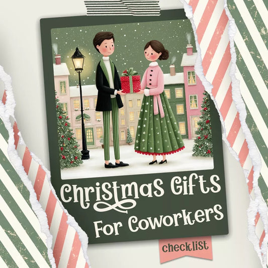 Your Go-To Christmas Gift Checklist for Coworkers | Printable Holiday Planning Guide for Easy christmas gifts for coworkers Shopping - DSARD