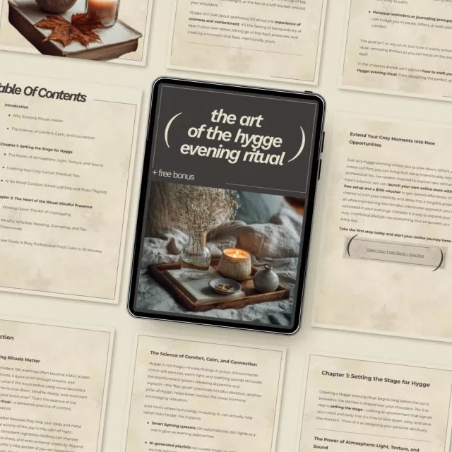The Art of the Hygge Evening Ritual – Cozy Self-Care eBook for Relaxation, Mindfulness, Scandinavian Hygge, Digital Download Guide, Evening Routine, Calm & Comfort Lifestyle