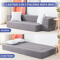 Luxurious Convertible Floor Sofa Bed with Storage - DSARD