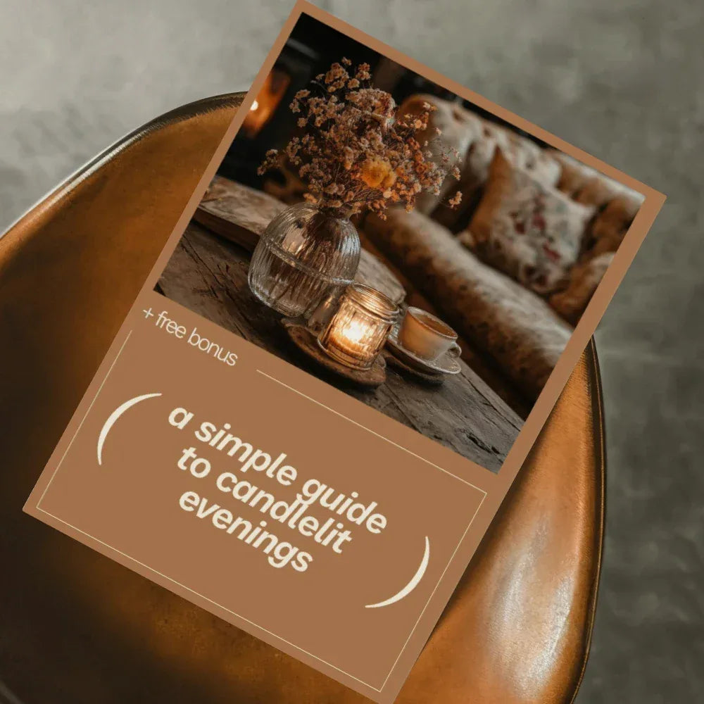 A Simple Guide to Candlelit Evenings – Digital Candlelight Guide, Cozy Night Ritual Planner, Home Ambiance & Relaxation eBook, Printable PDF Download for Self-Care Lovers - DSARD