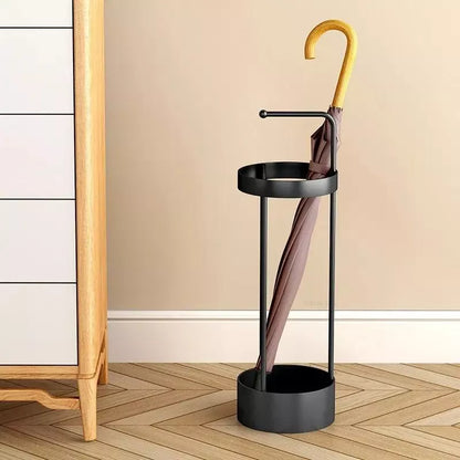 Modern Gold Iron Umbrella Stand – Stylish & Practical Home Entry Organizer