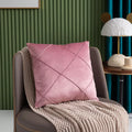 Geometric Velvet Cushion Cover 18×18 Inch