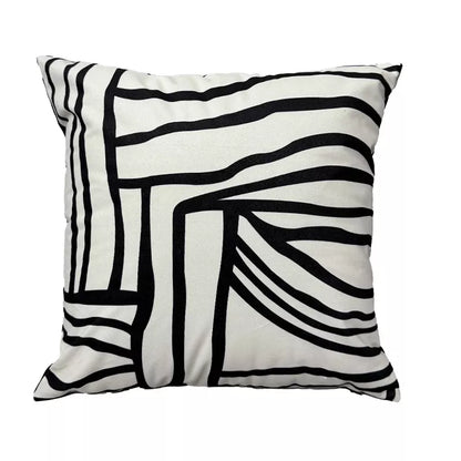Modern Geometric Pattern Throw Pillow Cover 18×18 Inch Decorative Cushion Case