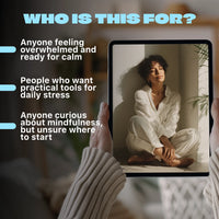 A Beginner’s Guide to the 8-Week Mindfulness-Based Stress Reduction | MBSR Program eBook PDF | Digital Download Guide for Mindful Living