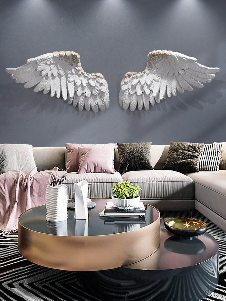 Nordic 3D Angel Wings Wall Decor