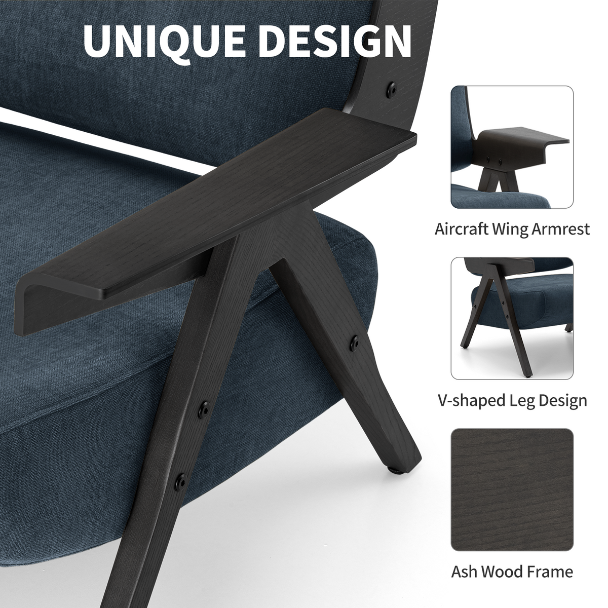 Modern Upholstered Armchai - DSARD