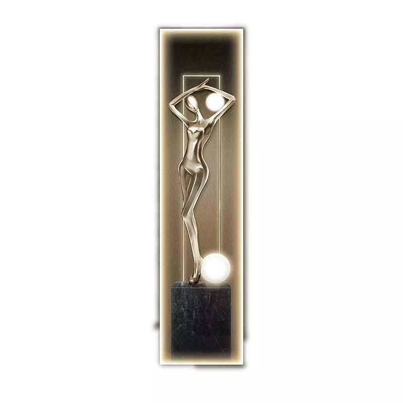 Modern LED Wall Light with Abstract Art for Living Room & Kitchen Décor