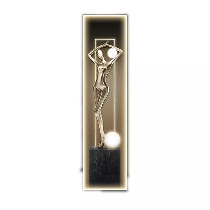 Modern LED Wall Light with Abstract Art for Living Room & Kitchen Décor