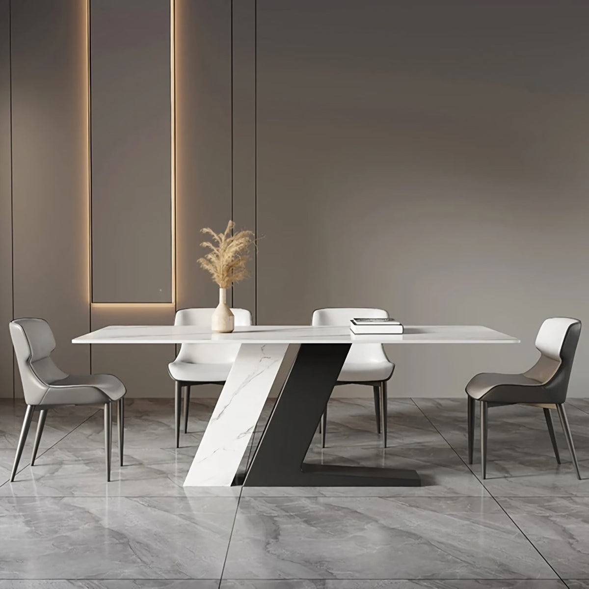Modern Luxury White Dining Table - DSARD