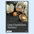 Create a Peaceful Home Sanctuary — Printable Home Calm Guide, Digital Decluttering Workbook, Stress Relief eBook, Mindful Living Checklist for a Cozy, Peaceful Home - DSARD