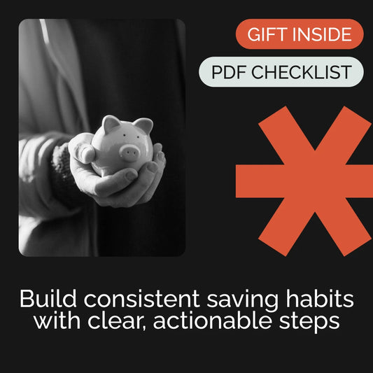 Smart Saving Habits Checklist | How to Improve Saving Habits Step-by-Step | Digital Download Money Guide